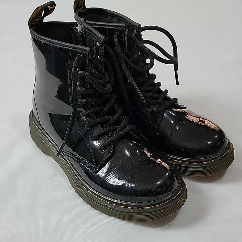 Dr. Martens Black Kids Boots